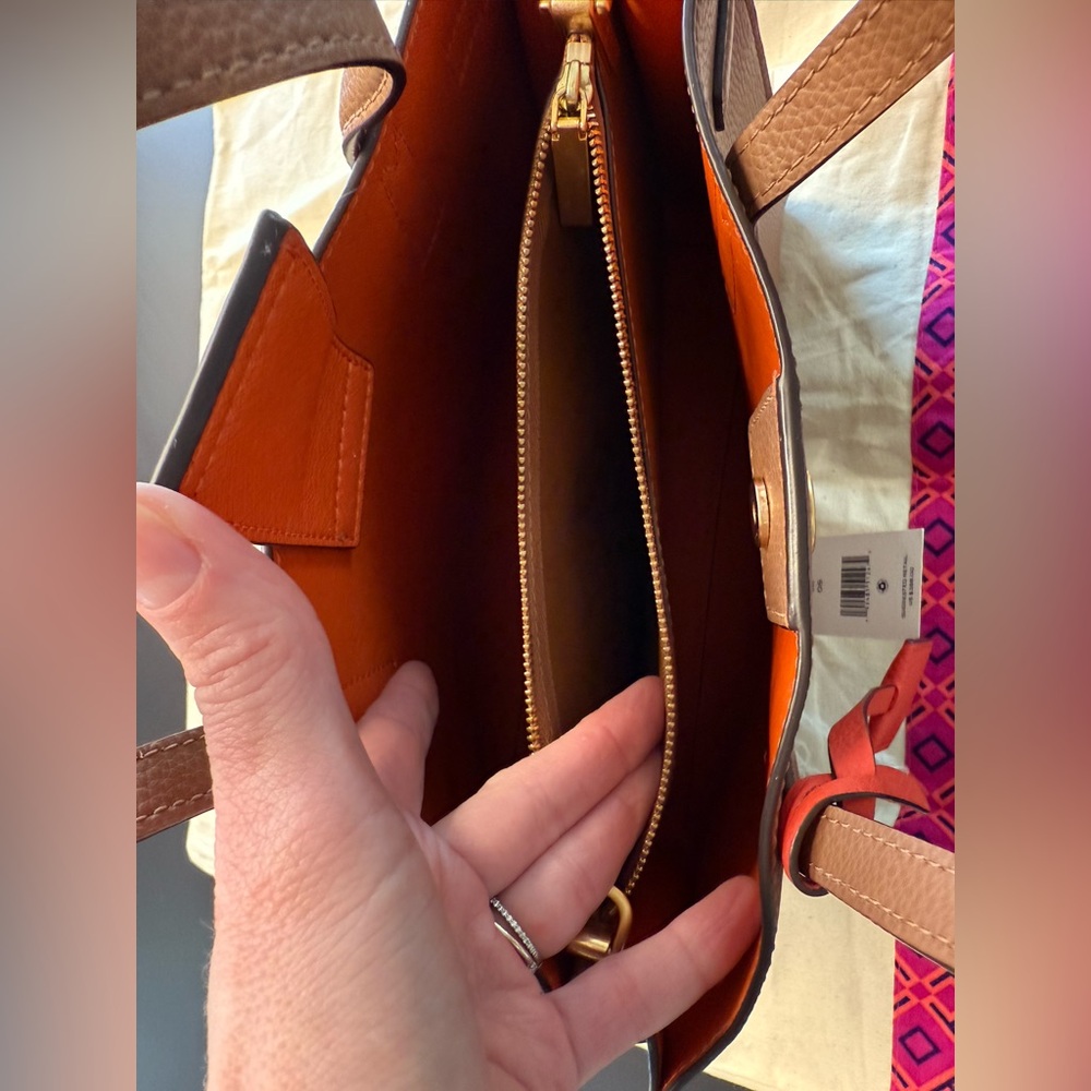 TORY BURCH Small Walker Satchel - Moose - Picture 13 of 16